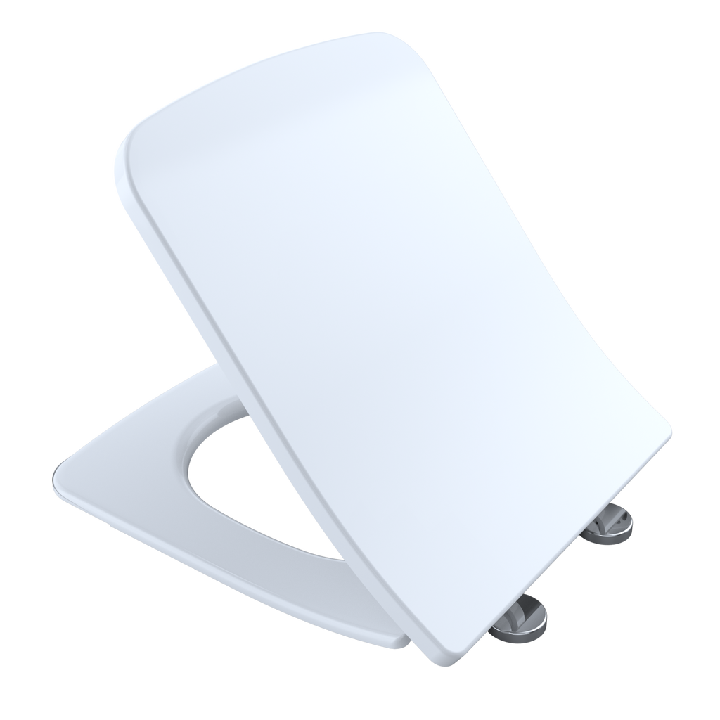 TOTO SS249R#01 Softclose Slim Square Seat And Lid For Sp Wall-Hung Toilet - Cotton White