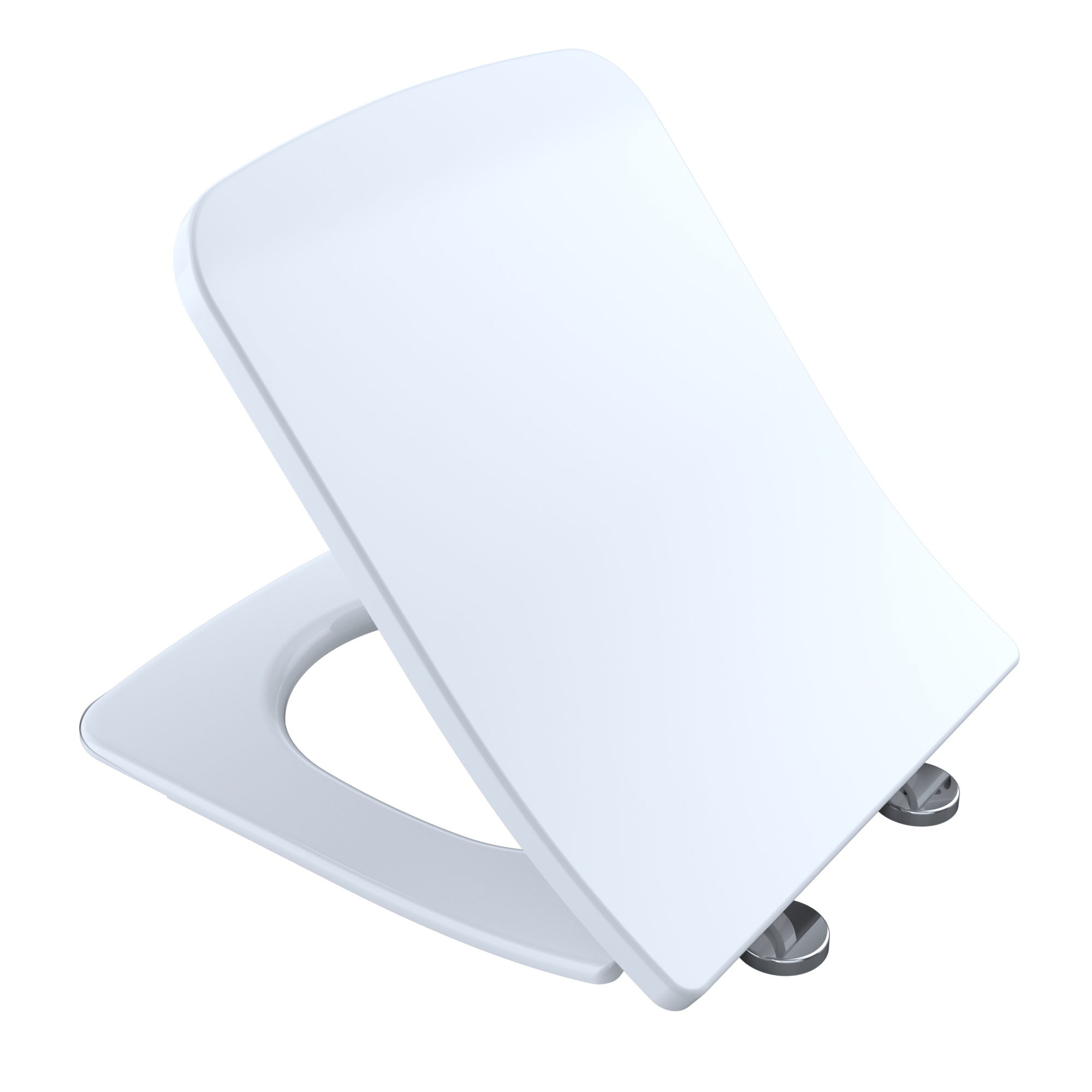 TOTO SS249R#01 Softclose Slim Square Seat And Lid For Sp Wall-Hung Toilet - Cotton White