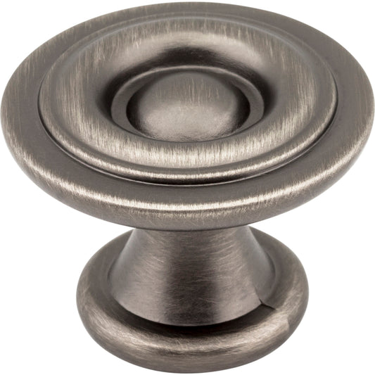 ELEMENTS 575BNBDL Syracuse 1-3/16" Diameter Mushroom Knob - Brushed Pewter