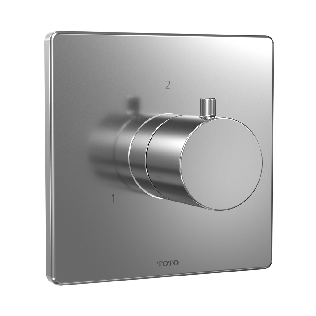 TOTO TBV02104U#CP Square Three-Way Diverter Shower Trim - Polished Chrome