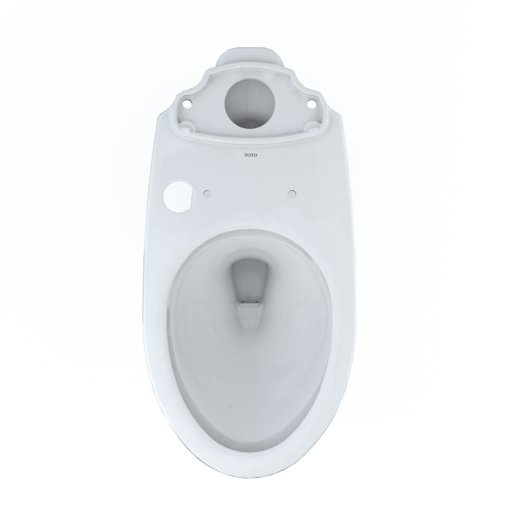 TOTO C776CEGT40#01 Drake Elongated Tornado Flush Toilet Bowl - Cotton White