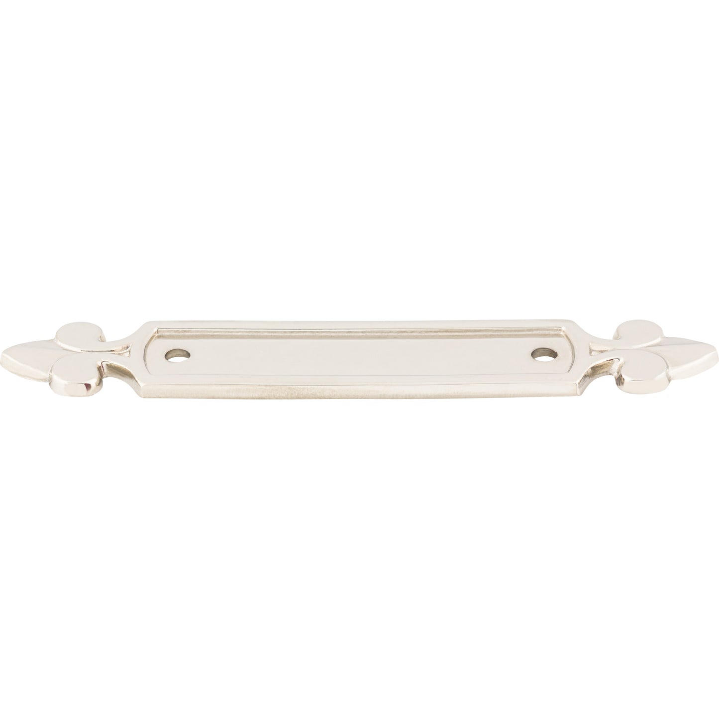 TOP KNOBS M2133 Dover Backplate Pull Backplate - Polished Nickel