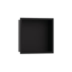 HANSGROHE 56061670 XtraStoris Original Wall Niche with Integrated Frame 12"x 12"x 4" - Matte Black