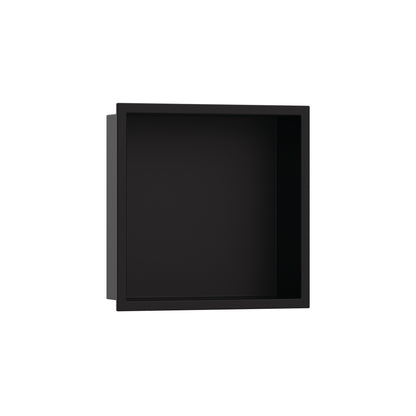 HANSGROHE 56061670 XtraStoris Original Wall Niche with Integrated Frame 12"x 12"x 4" - Matte Black