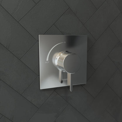 HANSGROHE 15724001 Ecostat Square Pressure Balance Trim - Chrome