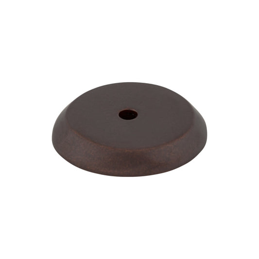 TOP KNOBS M1463 Aspen Round Knob Backplate - Mahogany Bronze