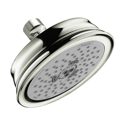 HANSGROHE 04070830 Polished Nickel Croma 100 Classic Classic Showerhead 2.5 GPM