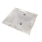 TOTO LT624G#11 Legato Rectangular Undermount Bathroom Sink With Cefiontect - Colonial White