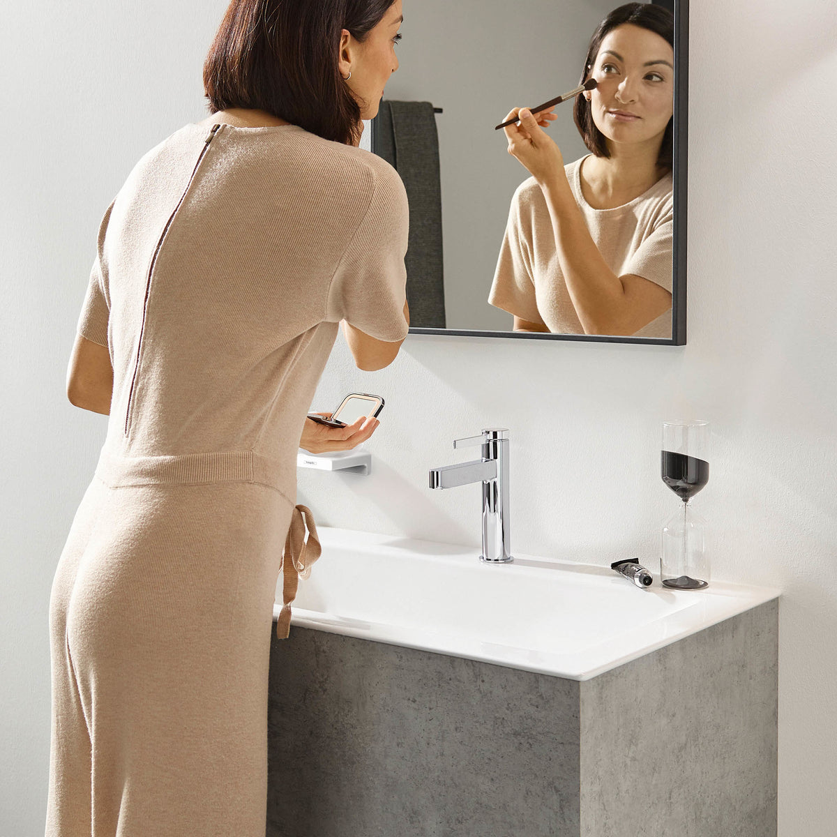 HANSGROHE 76020001 Finoris Single-Hole Faucet 110 with Pop-Up Drain, 1.2 GPM - Chrome