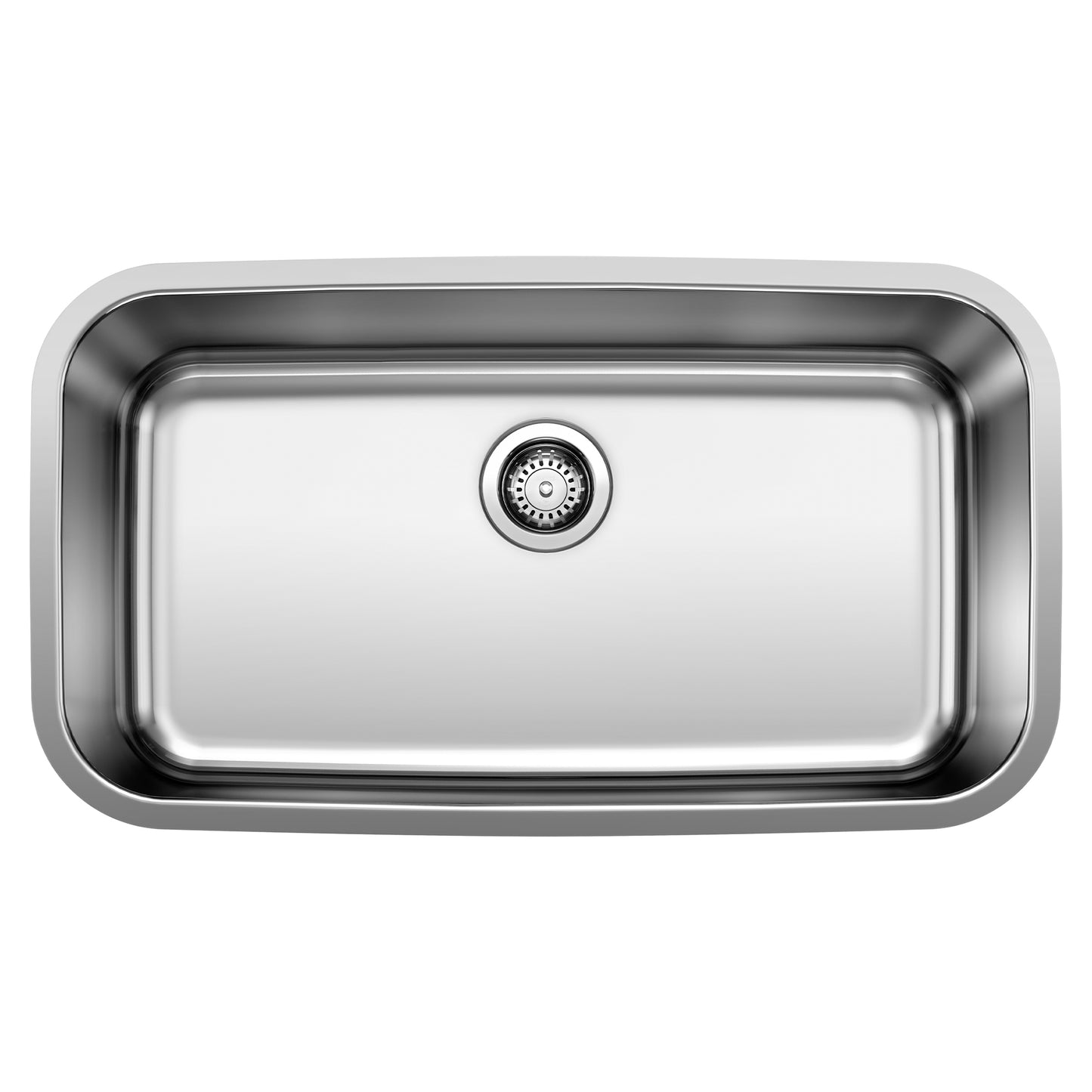 BLANCO 441024 Stellar Stellar 28" Single Bowl Undermount Stainless Steel Kitchen Sink in Brushed Finish