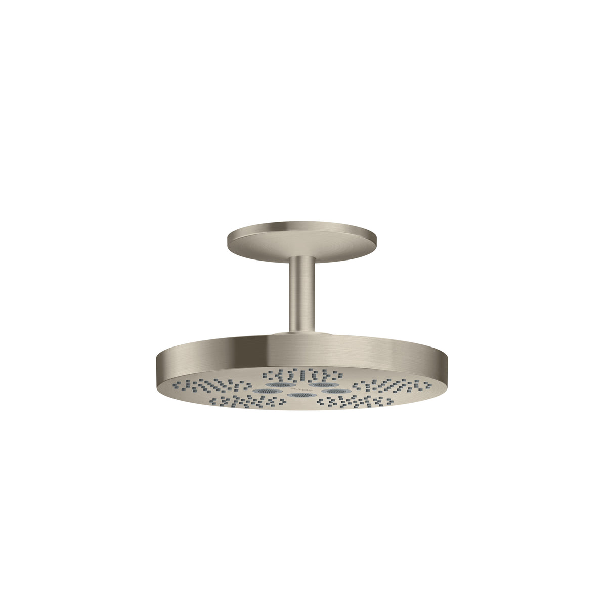 AXOR 48483821 ONE Showerhead 280 2-Jet with Ceiling Mount Trim, 2.5 GPM - Brushed Nickel