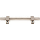 JEFFREY ALEXANDER 598-96SN Larkin Knurled Center 96 mm Center-to-Center Bar Pull - Satin Nickel