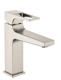 HANSGROHE 74524821 Metropol Single-Hole Faucet 110 with Loop Handle and Pop-Up Drain, 0.5 GPM - Brushed Nickel