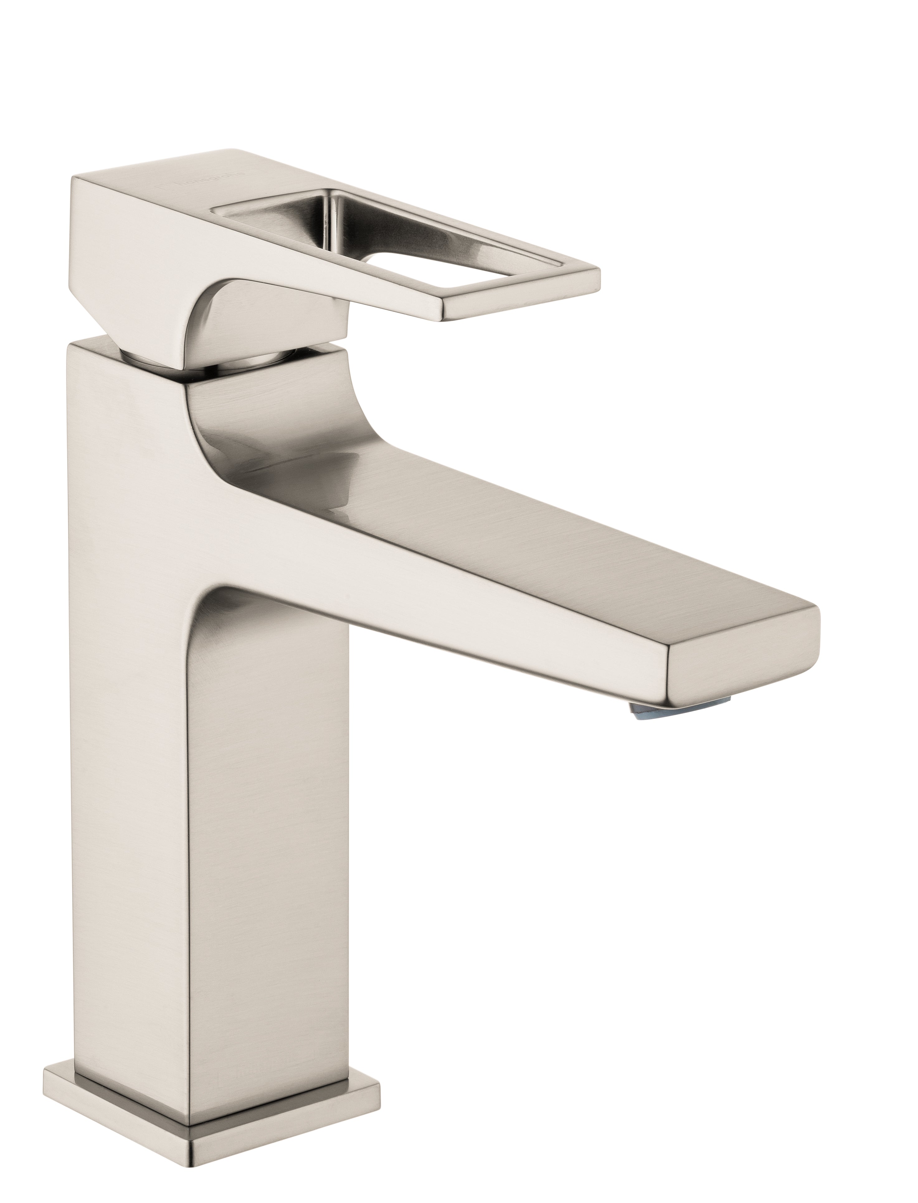 HANSGROHE 74524821 Metropol Single-Hole Faucet 110 with Loop Handle and Pop-Up Drain, 0.5 GPM - Brushed Nickel