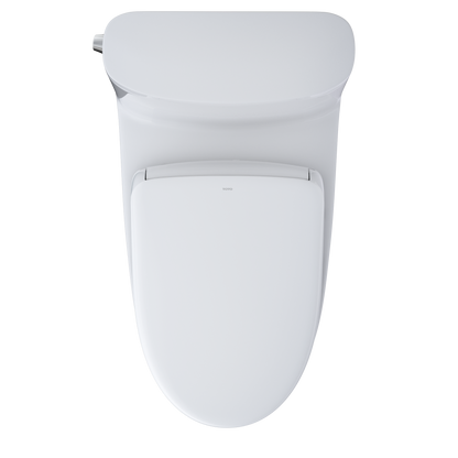 TOTO MW6424736CEFG#01 Washlet+ Nexus One-Piece Elongated 1.28 Gpf Toilet With S7A Contemporary Bidet Seat - Cotton White
