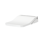 TOTO SW4549AT60#01 Sw Washlet+ Ready Square Electronic Bidet Toilet Seat With Auto Flush Ready Cotton White - Cotton White