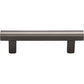 TOP KNOBS TK903AG Hillmont 3" Center to Center Bar Pull - Ash Gray