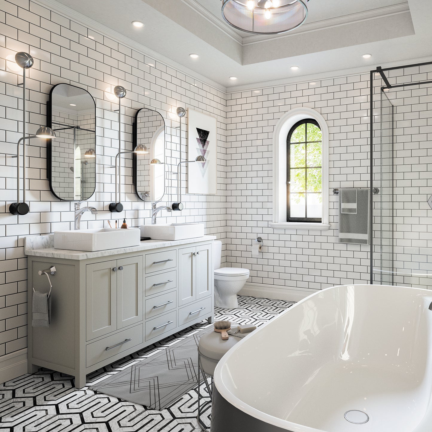 HANSGROHE 04838830 Polished Nickel Locarno Transitional Single Hook