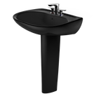 TOTO LPT242.4#51 Prominence Oval Basin Pedestal Bathroom Sink For4 Inch Center Faucets - Ebony