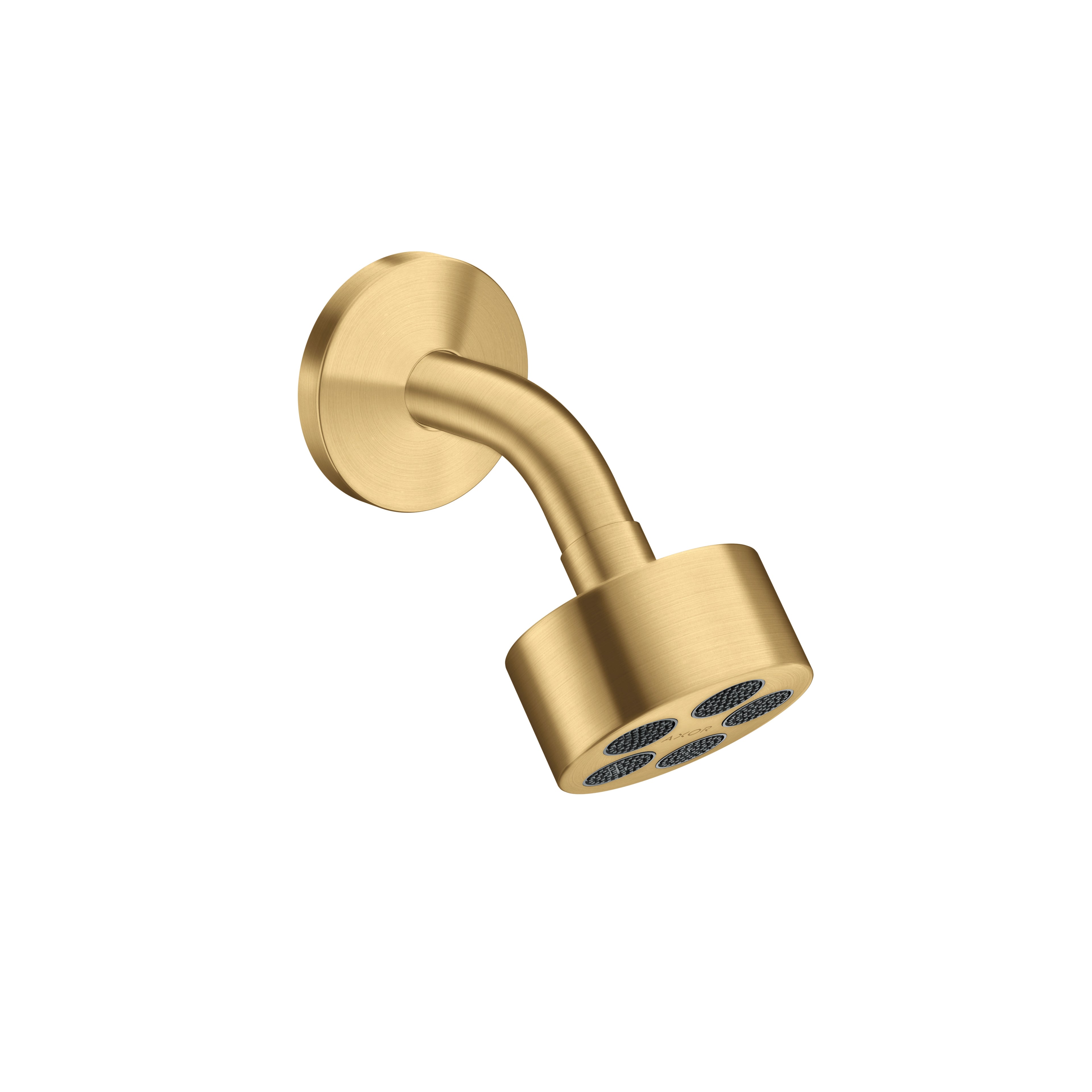 AXOR 48498251 ONE Showerhead 75 1-Jet, 2.5 GPM - Brushed Gold Optic