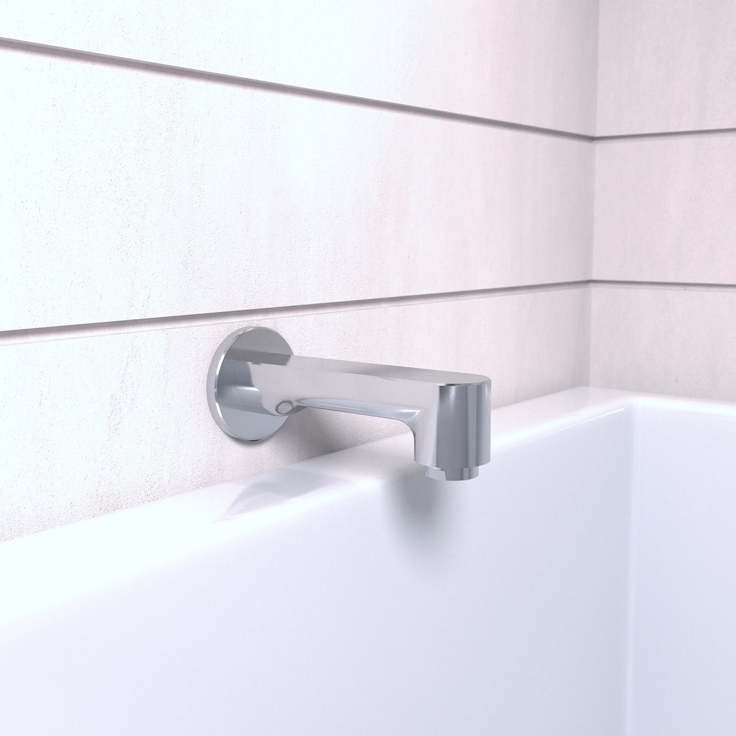 HANSGROHE 14413001 Chrome Metris S Modern Tub Spout