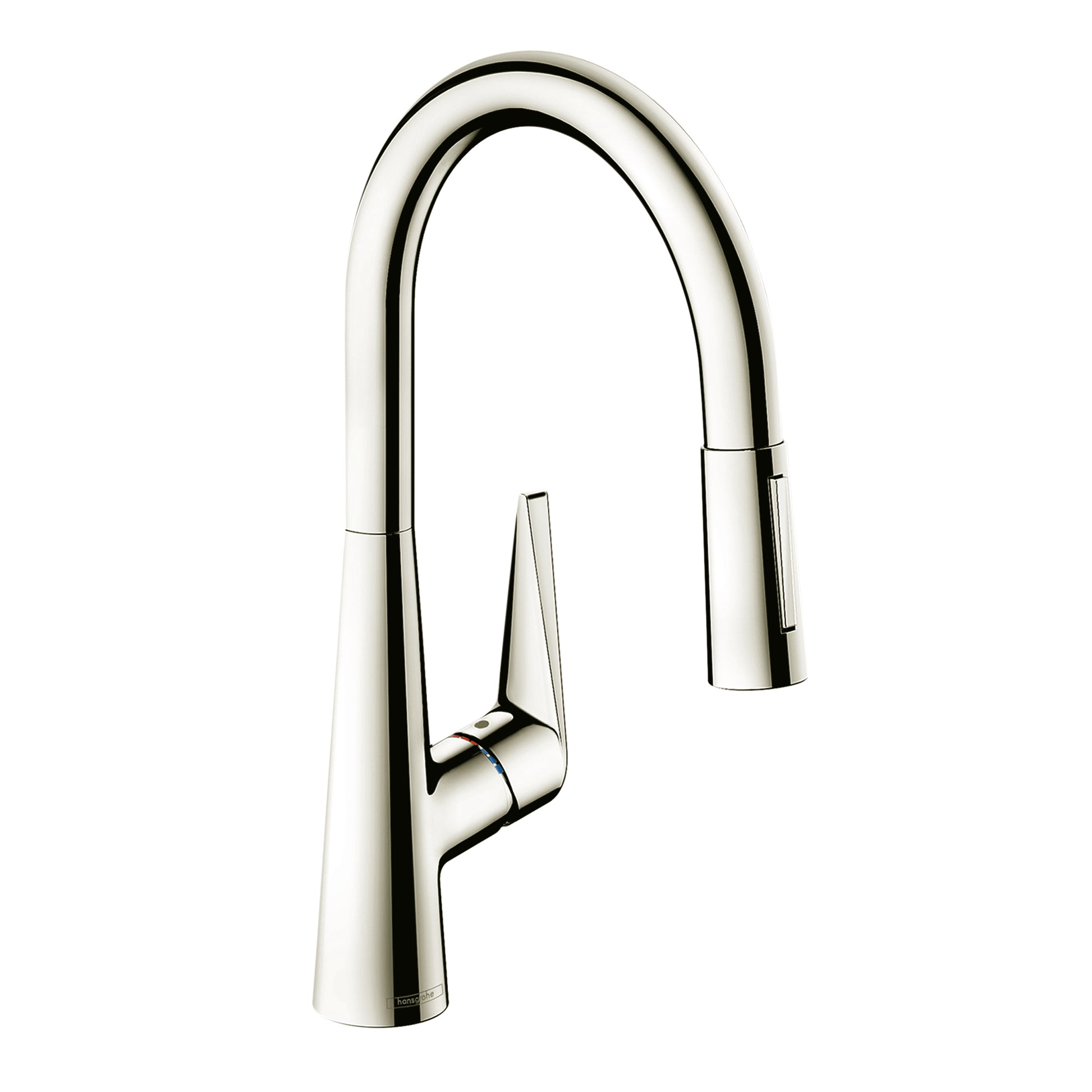 HANSGROHE 72813831 Talis S HighArc Kitchen Faucet, 2-Spray Pull-Down, 1.75 GPM - Polished Nickel