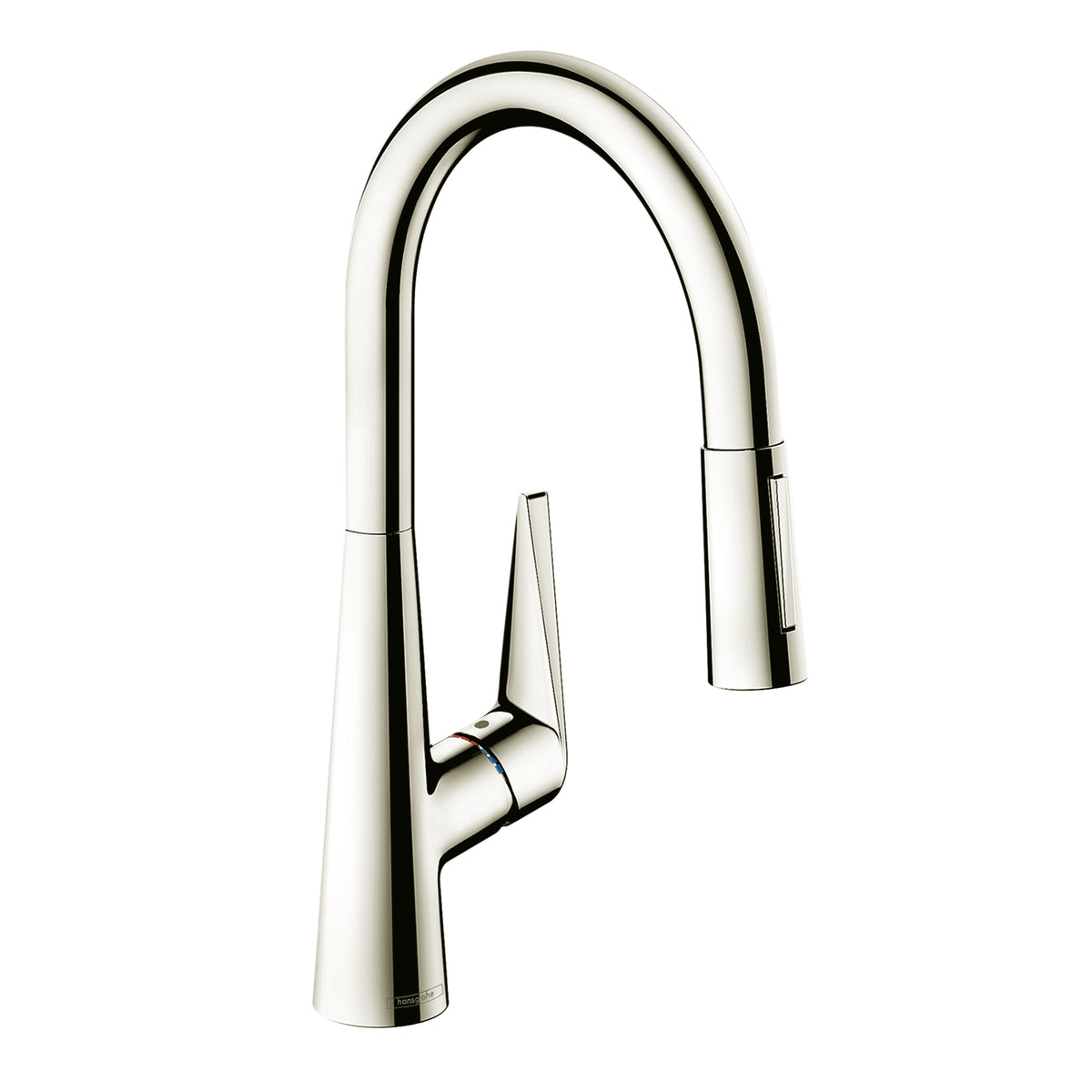 HANSGROHE 72813831 Talis S HighArc Kitchen Faucet, 2-Spray Pull-Down, 1.75 GPM - Polished Nickel