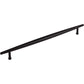 TOP KNOBS TK967BLK Allendale 12" Center to Center Bar Pull - Flat Black