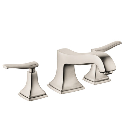 HANSGROHE 31428821 Metropol Classic 3-Hole Roman Tub Set Trim with Lever Handles - Brushed Nickel