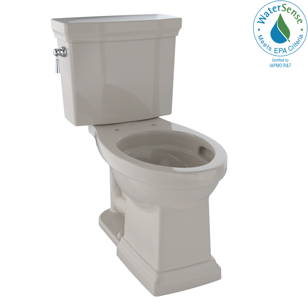 TOTO CST404CEFG#03 Promenade Ii Two-Piece Elongated 1.28 Gpf Universal Height Toilet With Cefiontect - Bone