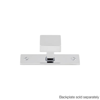 TOP KNOBS TK740PC Channing 1 1/16" Length Square Knob - Polished Chrome