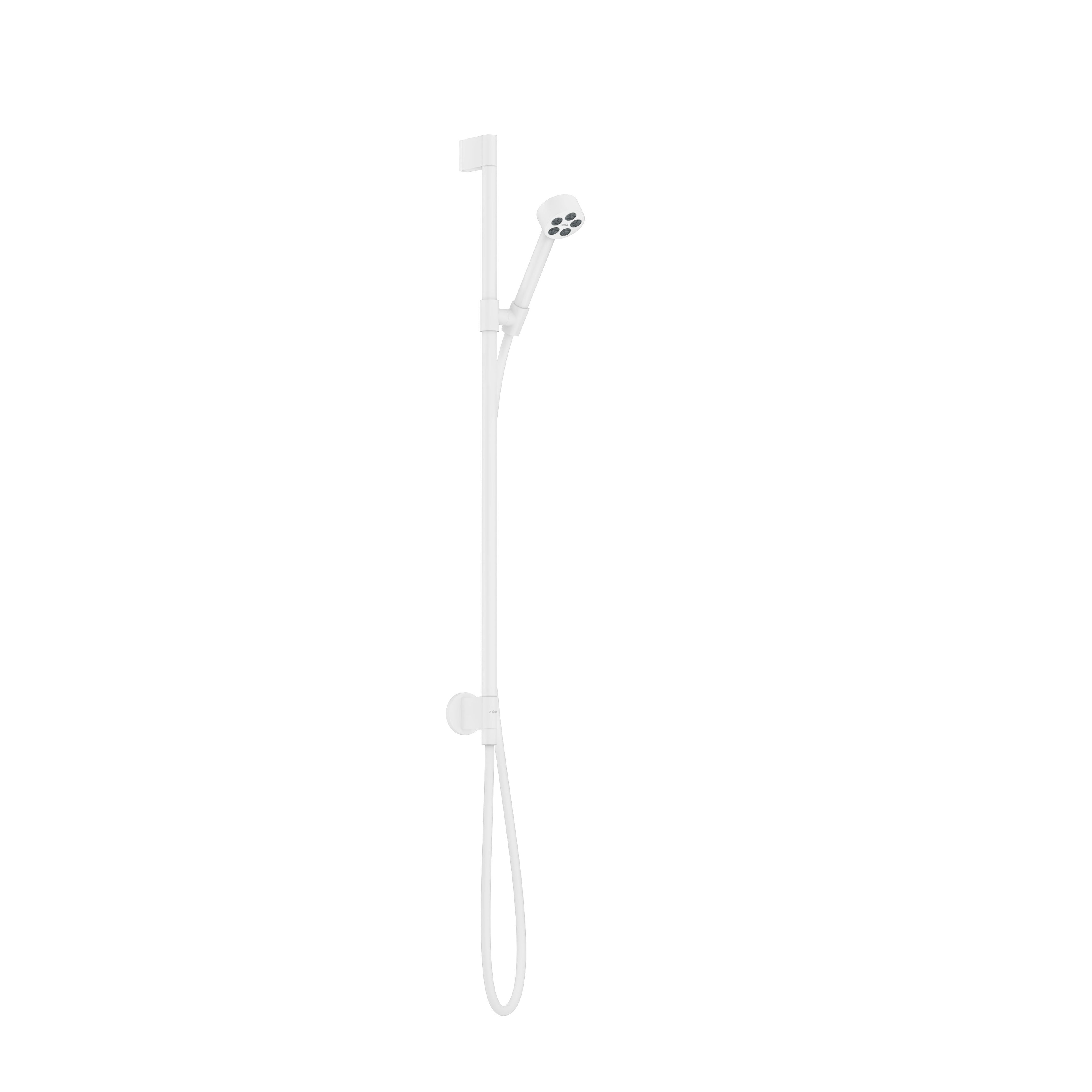 AXOR 48791701 One Wallbar Set 75 1-Jet with Wall Outlet, 2.5 GPM - Matte White