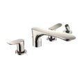 TOTO TBG01202U#PN Go Two-Handle Deck-Mount Roman Tub Filler Trim With Handshower - Polished Nickel