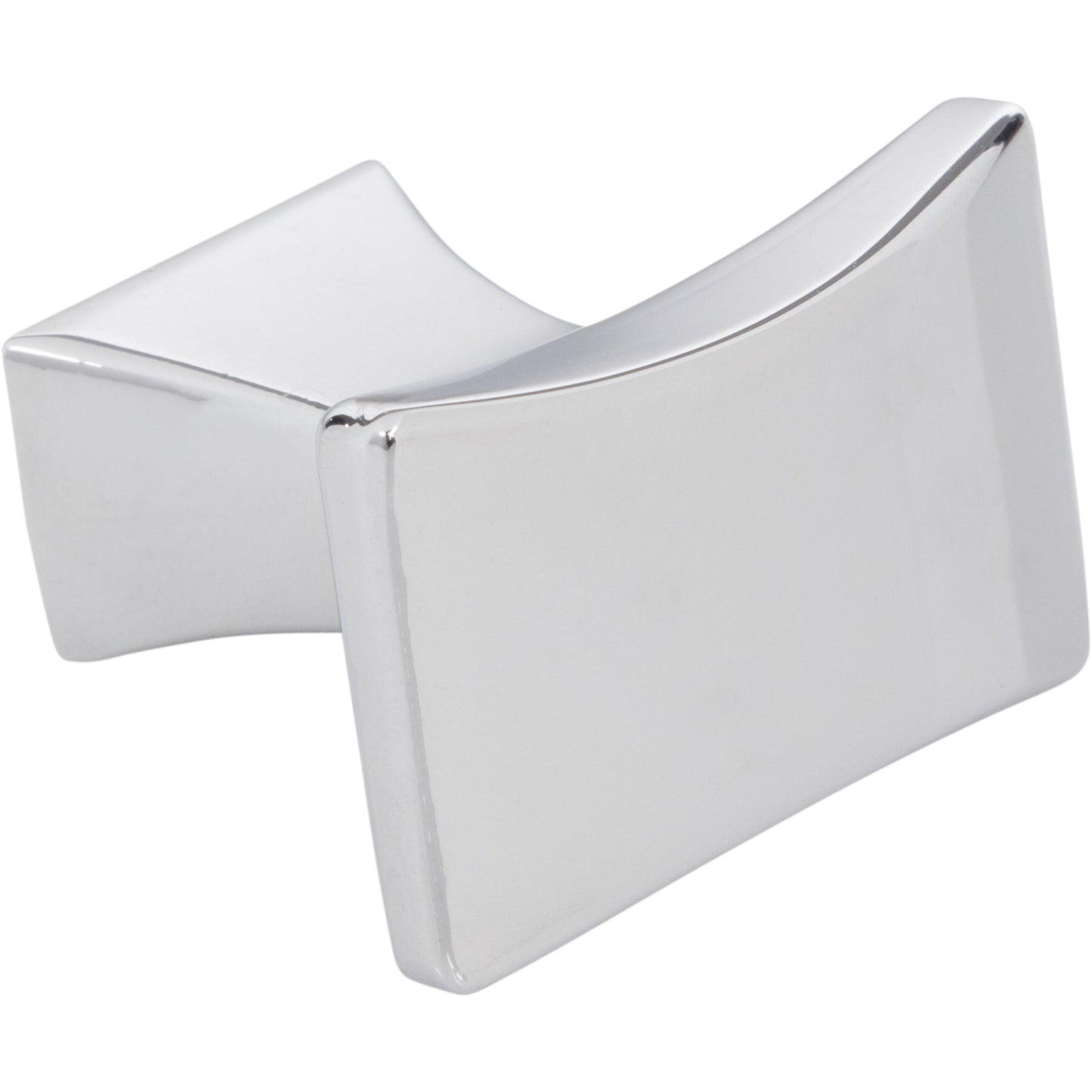 JEFFREY ALEXANDER 767PC Philip 1-1/4" Length Rectangle Knob - Polished Chrome