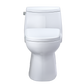 TOTO MW6144736CUFGA#01 WASHLET+ Carlyle II 1G One-Piece Elongated 1.0 GPF Toilet with Auto Flush WASHLET+ S7A Contemporary Bidet Seat , Cotton White