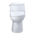 TOTO MW6144726CUFGA#01 Washlet+ Carlyle Ii 1G One-Piece Elongated 1.0 Gpf Toilet With Auto Flush Washlet+ S7 Contemporary Bidet Seat - Cotton White