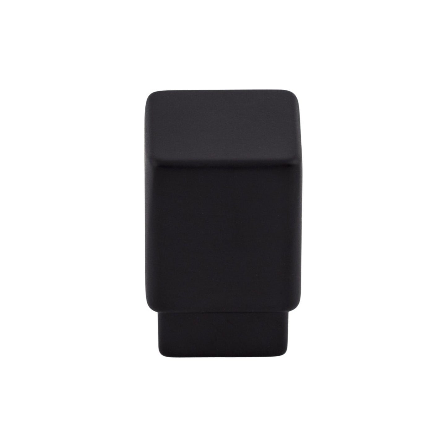 TOP KNOBS TK31BLK Tapered 3/4" Length Square Knob - Flat Black