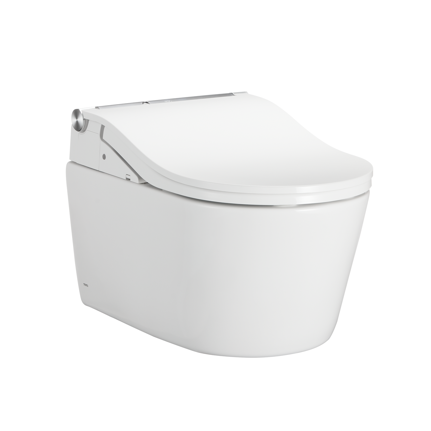 TOTO CWT4474547CMFGA#MS Washlet+ Rp Wall-Hung D-Shape Toilet With Rw Bidet Seat And Duofit In-Wall 1.28 And 0.9 Gpf Auto Dual-Flush Tank System - Cotton White