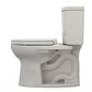 TOTO MS454124CUFG#12 Drake II 1G Two-Piece Elongated 1.0 GPF Universal Height Toilet with CEFIONTECT and SS124 SoftClose Seat , Sedona Beige