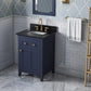 JEFFREY ALEXANDER VKITCHA24BLBGR 24" Hale Blue Chatham Vanity, Black Granite Vanity Top, undermount rectangle bowl - Hale Blue