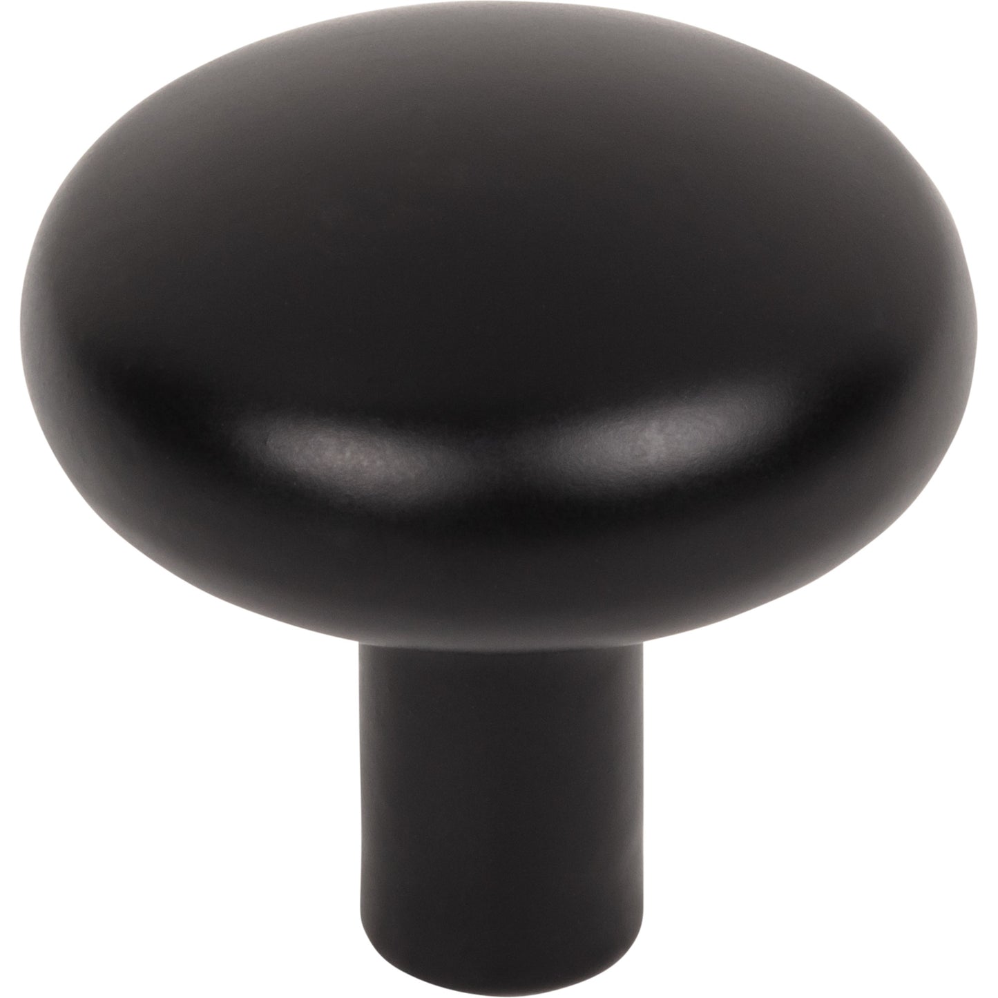 JEFFREY ALEXANDER 329MB Loxley 1-1/4" Diameter Mushroom Knob - Matte Black