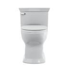 TOTO MS964124CEFG#01 Soiree One Piece Elongated 1.28 Gpf Universal Height Skirted Toilet With Cefiontect - Cotton White