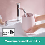 HANSGROHE 73314001 Tecturis S Single-Hole Faucet 110 with Pop-Up Drain, 1.2 GPM - Chrome