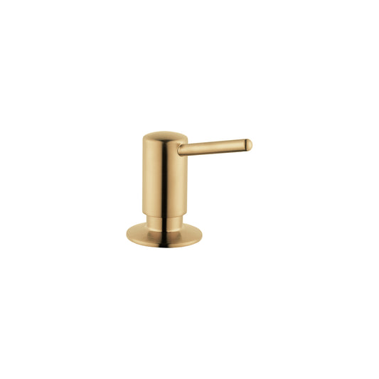 HANSGROHE 4539140 Soap Dispenser, Contemporary in Brushed Bronze
