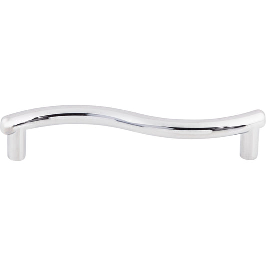 TOP KNOBS M510 Spiral 3 3/4" Center to Center Bar Pull - Polished Chrome