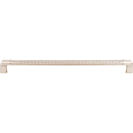 TOP KNOBS TK207PN Tower Bridge 12" Center to Center Bar Pull - Polished Nickel