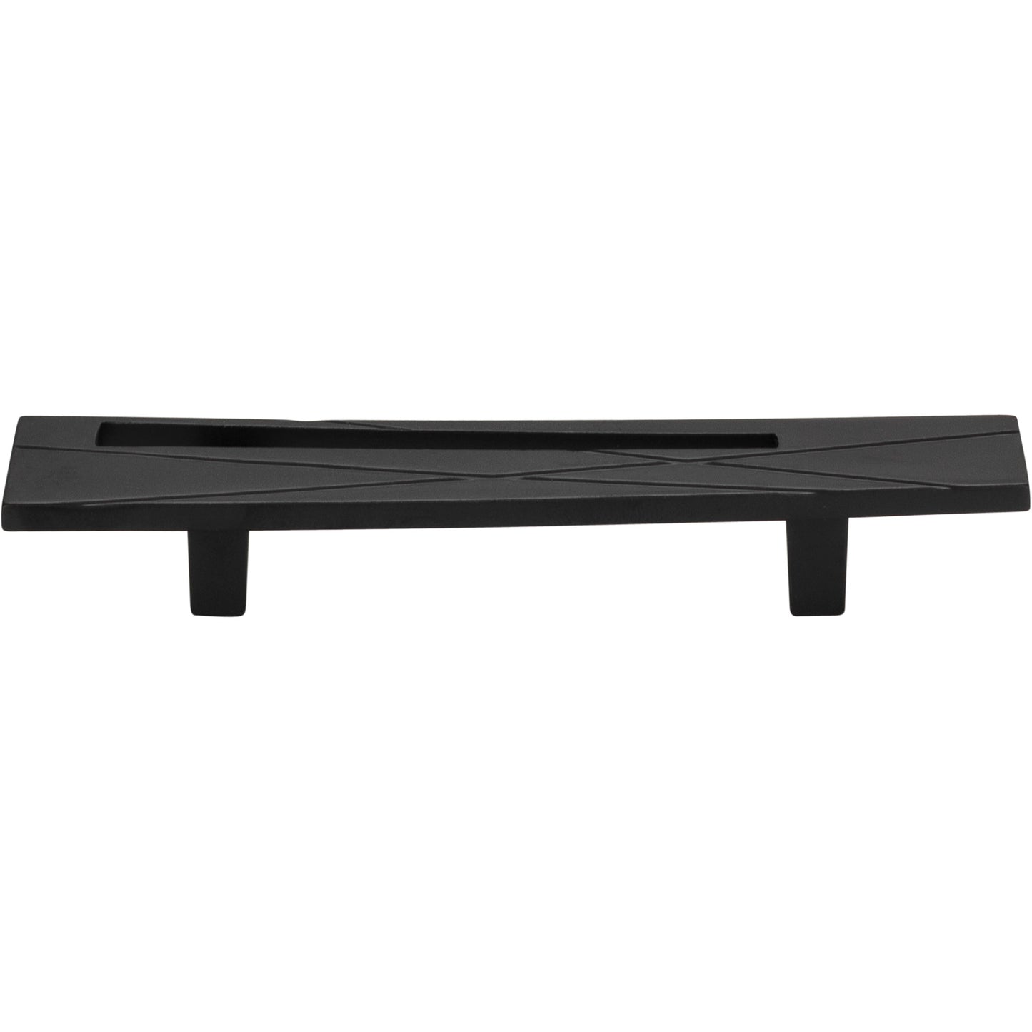 ATLAS 253L-BL Modernist Left 3" Center to Center Bar Pull , Matte Black