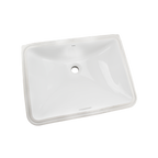 TOTO LT1535G#01 20" Rectangular Undermount Bathroom Sink With Cefiontect - Cotton White
