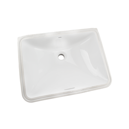 TOTO LT1535G#01 20" Rectangular Undermount Bathroom Sink With Cefiontect - Cotton White