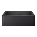 BLANCO 402322 Ikon Ikon SILGRANIT 33" Double Bowl Apron-Front Farmhouse Sink with Low Divide - Anthracite in Anthracite